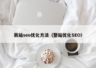 新站seo優(yōu)化方法（整站優(yōu)化SEO）